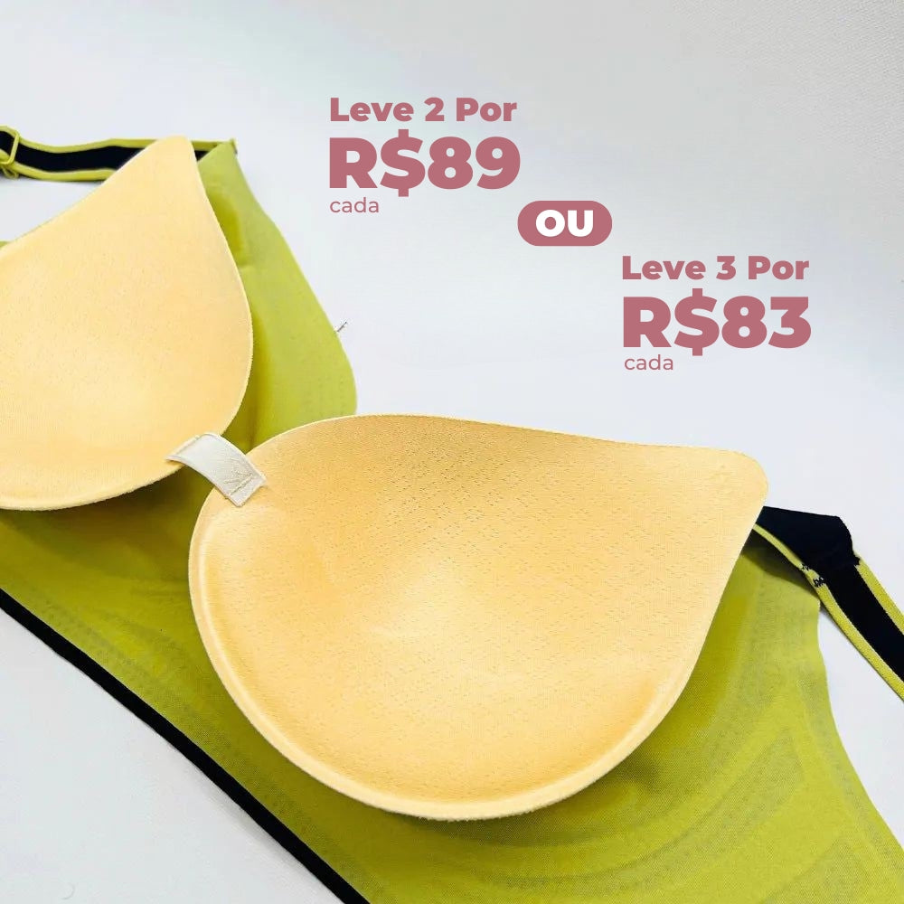 Sutiã Comfort Slim - sem Aros e com Bojo Removível
