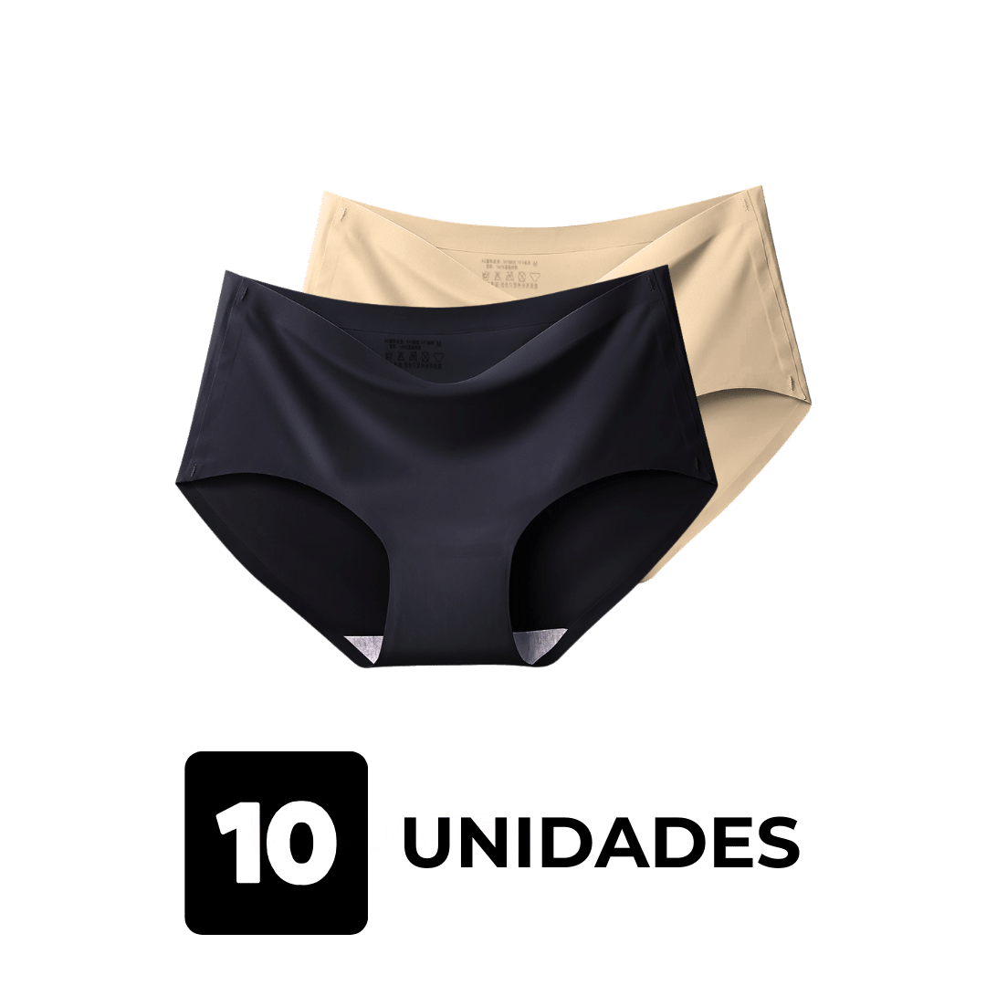 Kit 10 Unidades Calcinha Soft - Corte a Laser