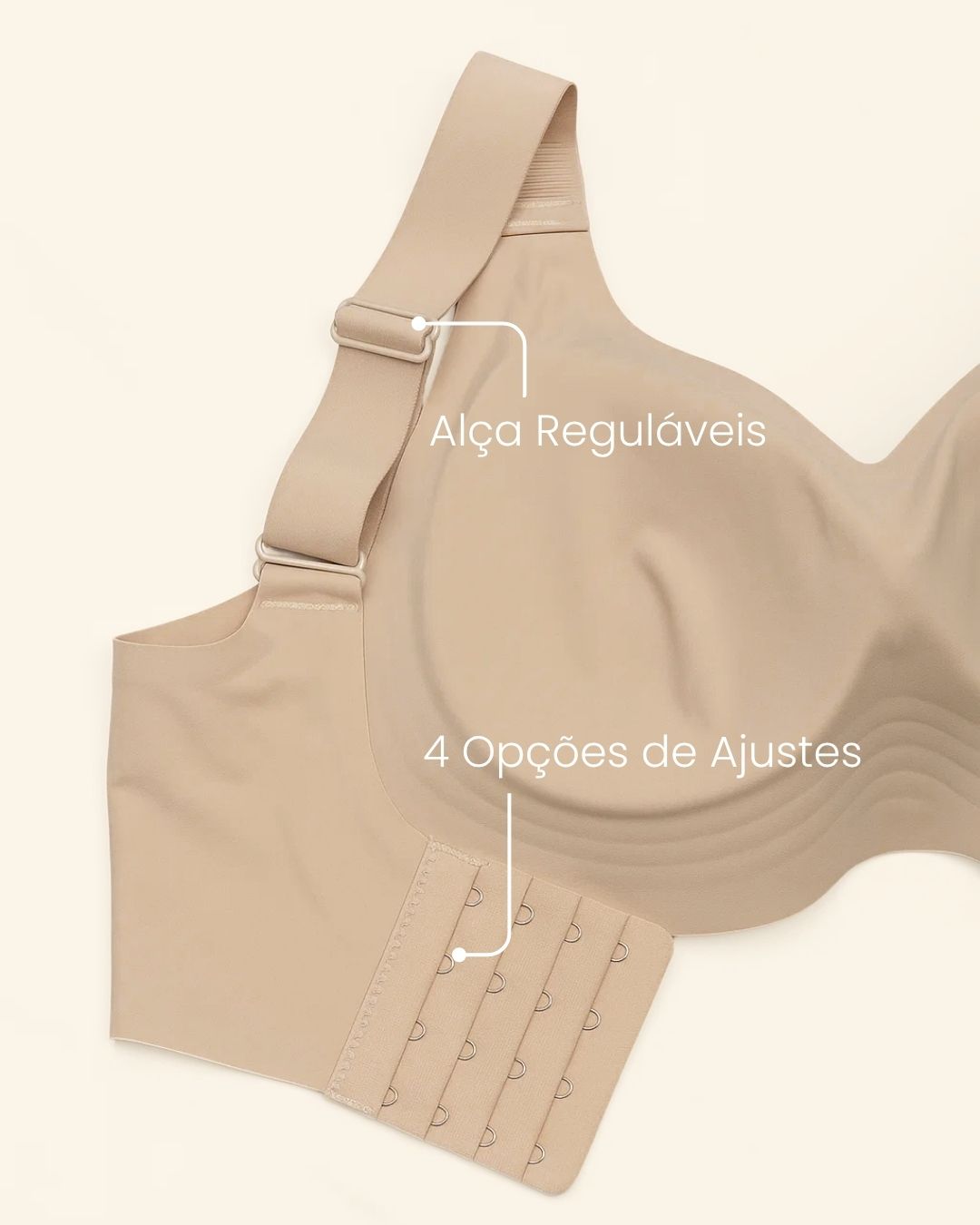 Sutiã Conforto Premium Reforçado - Alta Sustentação e Conforto